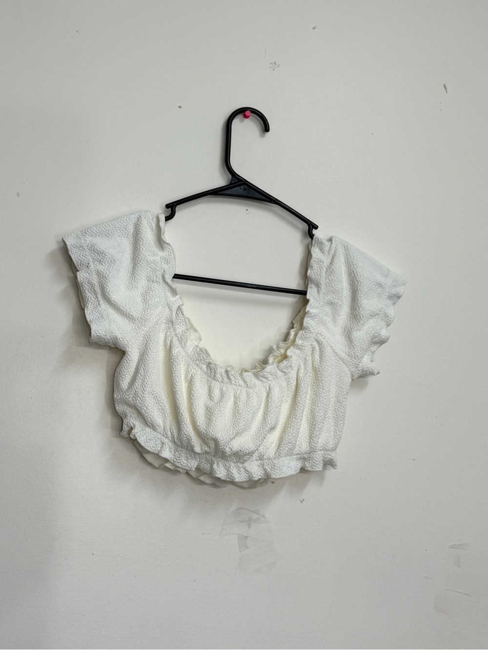 White ruffle bralette top white bralette bandeau boho chic western top country